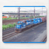 Conrail — GP38 — PRR #2943 in Blue Paint Muismat (Voorkant)