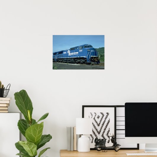 Conrail nieuwe GE widecab C40-B Poster (Thuiskantoor)