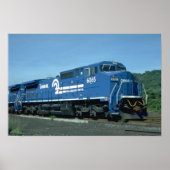 Conrail nieuwe GE widecab C40-B Poster (Voorkant)