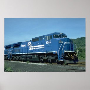 Conrail nieuwe GE widecab C40-B Poster