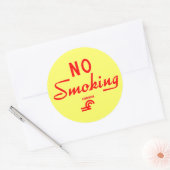 Conrail No Smoking Sign Ronde Sticker (Envelop)