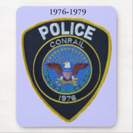 Conrail Railroad Police Patch Mousepad Muismat