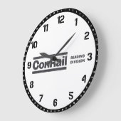 Conrail Reading Division 1976 Wall Clock Grote Klok (Hoek)