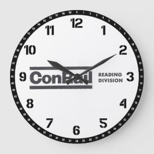Conrail Reading Division 1976 Wall Clock Grote Klok
