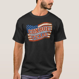Conroe City National Texas Day  Amerikaanse FL T-shirt