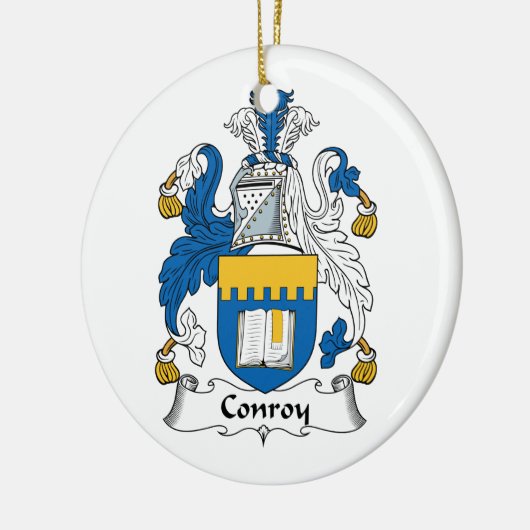 Conroy Family Crest Keramisch Ornament (Links)