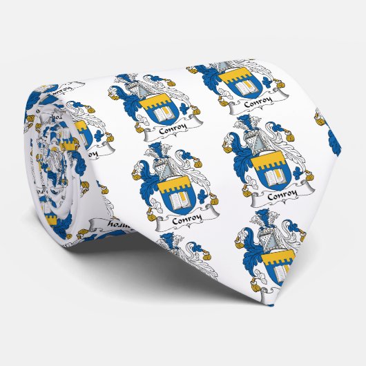 Conroy Family Crest Stropdas (Opgerold)
