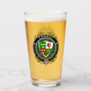 Conroy/O'Conry Iers Schild Bierglas Glas