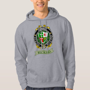 Conroy/O'Conry Irish Shield Gepersonaliseerde Hood Hoodie