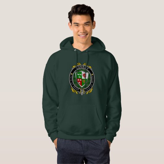 Conroy/O'Conry Irish Shield Hoodie (Voorkant volledig)