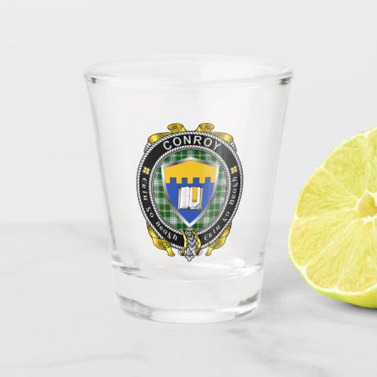 Conroy/O'Mulconroy Irish Shot Glass Glas (Voorkant)