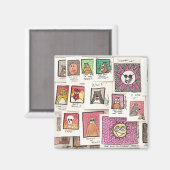 Conroy's cartoons magneet (Voorkant / Achterkant)