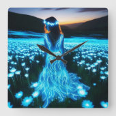 Consciousness / Conciencia Vierkante Klok (Voorkant)