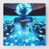 Consciousness / Conciencia Vierkante Klok (Voorkant)