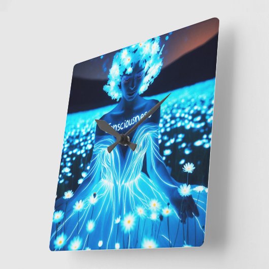 Consciousness / Conciencia Vierkante Klok (Hoek)