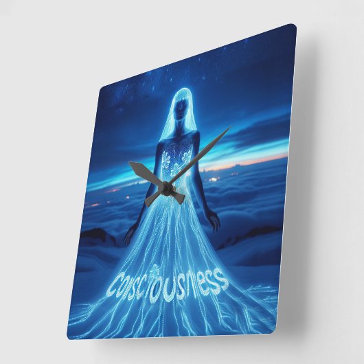 Consciousness / Conciencia Vierkante Klok (Hoek)