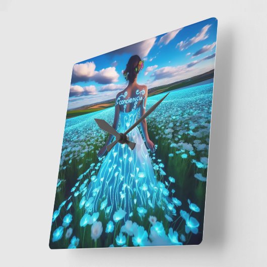 Consciousness / Conciencia  Vierkante Klok (Hoek)