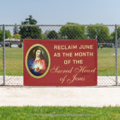 Consecratie Heilig Hart van Jezus Religieus Spandoek (Insitu)