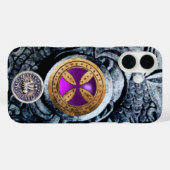CONSECRATIESCHROSS EN SEAL VAN DE KNIGHTTEMPLAR Case-Mate iPhone CASE (Achterkant (horizontaal))