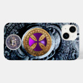 CONSECRATIESCHROSS EN SEAL VAN DE KNIGHTTEMPLAR Case-Mate iPhone CASE (Achterkant (horizontaal))