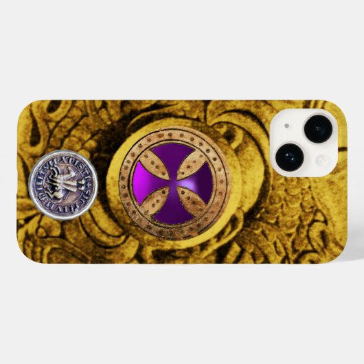 CONSECRATIESCHROSS EN SEAL VAN DE KNIGHTTEMPLAR Case-Mate iPhone CASE (Achterkant (horizontaal))