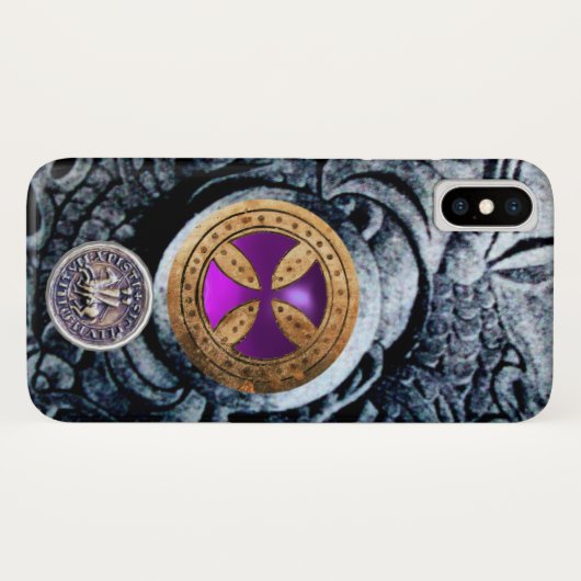 CONSECRATIESCHROSS EN SEAL VAN DE KNIGHTTEMPLAR Case-Mate iPhone CASE (Achterkant (horizontaal))