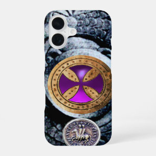 CONSECRATIESCHROSS EN SEAL VAN DE KNIGHTTEMPLAR iPhone 16 HOESJE