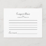 Consejos y Deseos Wedding Advice Card Briefkaart<br><div class="desc">Deze consejos y deseos huwelijksadvieskaart is perfect voor een moderne Spaanse bruiloft. De ontwerpkenmerken. Deze kaarten zijn perfect voor een bruiloft,  vrijgezellenfeest,  baby shower,  graduatiedag en nog veel meer. Pas de kaarten aan met de namen van de bruid en de bruidegom,  ouders-aan-zijn of afstuderen.</div>