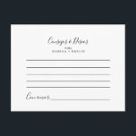 Consejos y Deseos Wedding Advice Card Briefkaart<br><div class="desc">Deze consejos y deseos huwelijksadvieskaart is perfect voor een moderne Spaanse bruiloft. De ontwerpkenmerken. Deze kaarten zijn perfect voor een bruiloft,  vrijgezellenfeest,  baby shower,  graduatiedag en nog veel meer. Pas de kaarten aan met de namen van de bruid en de bruidegom,  ouders-aan-zijn of afstuderen.</div>
