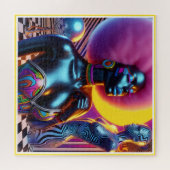 Consensuele Sentry Ken Gage Fantasy Vaporwave Legpuzzel (Horizontaal)