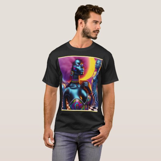 Consensuele Sentry Ken Gage Fantasy Vaporwave T-shirt (Voorkant volledig)
