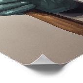 Conservasaurus Dinosaurus Kunstdruk Poster (Hoek)