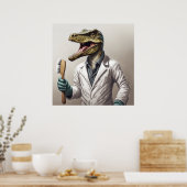 Conservasaurus Dinosaurus Kunstdruk Poster (Keuken)