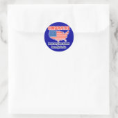 Conservatief - Anti Obama Ronde Sticker (Tas)