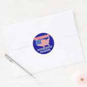 Conservatief - Anti Obama Ronde Sticker (Envelop)