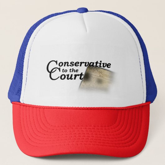 Conservatief bij het Pet van de Truckers Snapback (Voorkant)