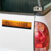 conservatief bumpersticker (Op Truck)