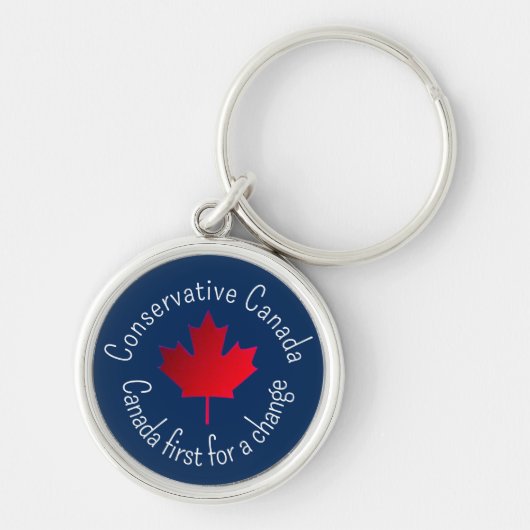 Conservatief Canada. Canada eerst, voor de verande Sleutelhanger (Voorkant)