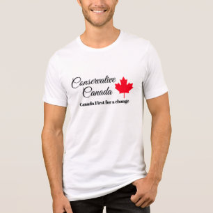 Conservatief Canada. Canada eerst, voor een verand Tri-Blend Shirt