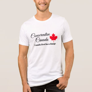 Conservatief Canada. Canada eerst, voor een verand Tri-Blend Shirt