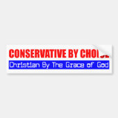 Conservatief Christelijk Bumpersticker (Voorkant)