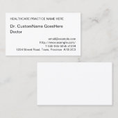 Conservatief, eenvoudig en neutraal Visitekaartje (Voorkant / Achterkant)