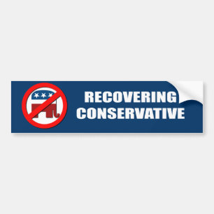 conservatief herstellen bumpersticker