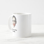 Conservatief in ballingschap koffiemok (Voorkant links)