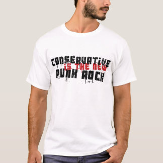 Conservatief is de nieuwe Punk rots T-shirt