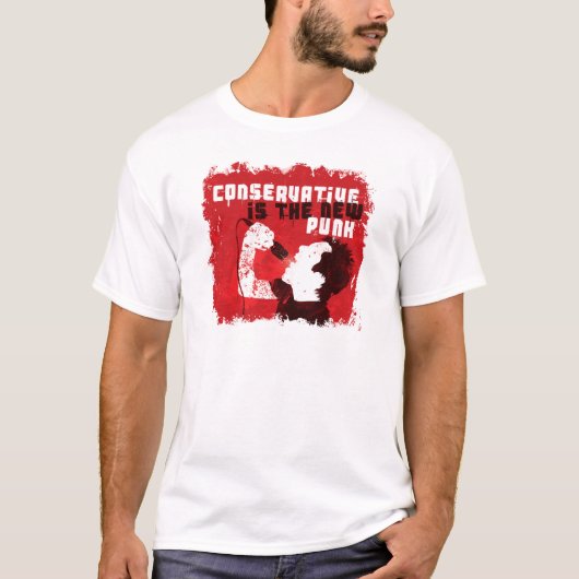 Conservatief is het nieuwe Punk T-shirt (Voorkant)