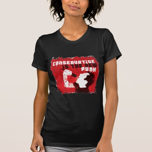 Conservatief is het nieuwe Punk T-shirt (Voorkant)