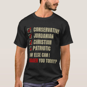 conservatief Jordaans Christelijk patriottisch T-shirt