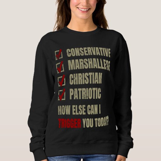 Conservatief Marshalliaans Christelijk Patriottisc Trui (Voorkant)