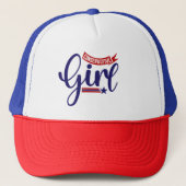 Conservatief meisje trucker pet (Voorkant)